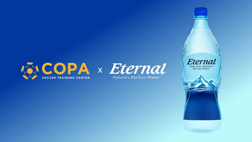 Eternal Water Named Official Premium Water of COPA Soccer Training Center and Ultimate Fieldhouse at the Shadelands SportsMall