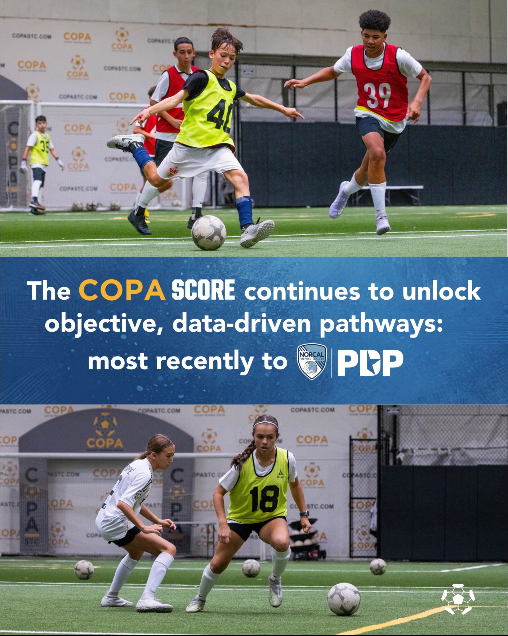 Norcal PDP TAlent ID with COPA Soccer Training Center